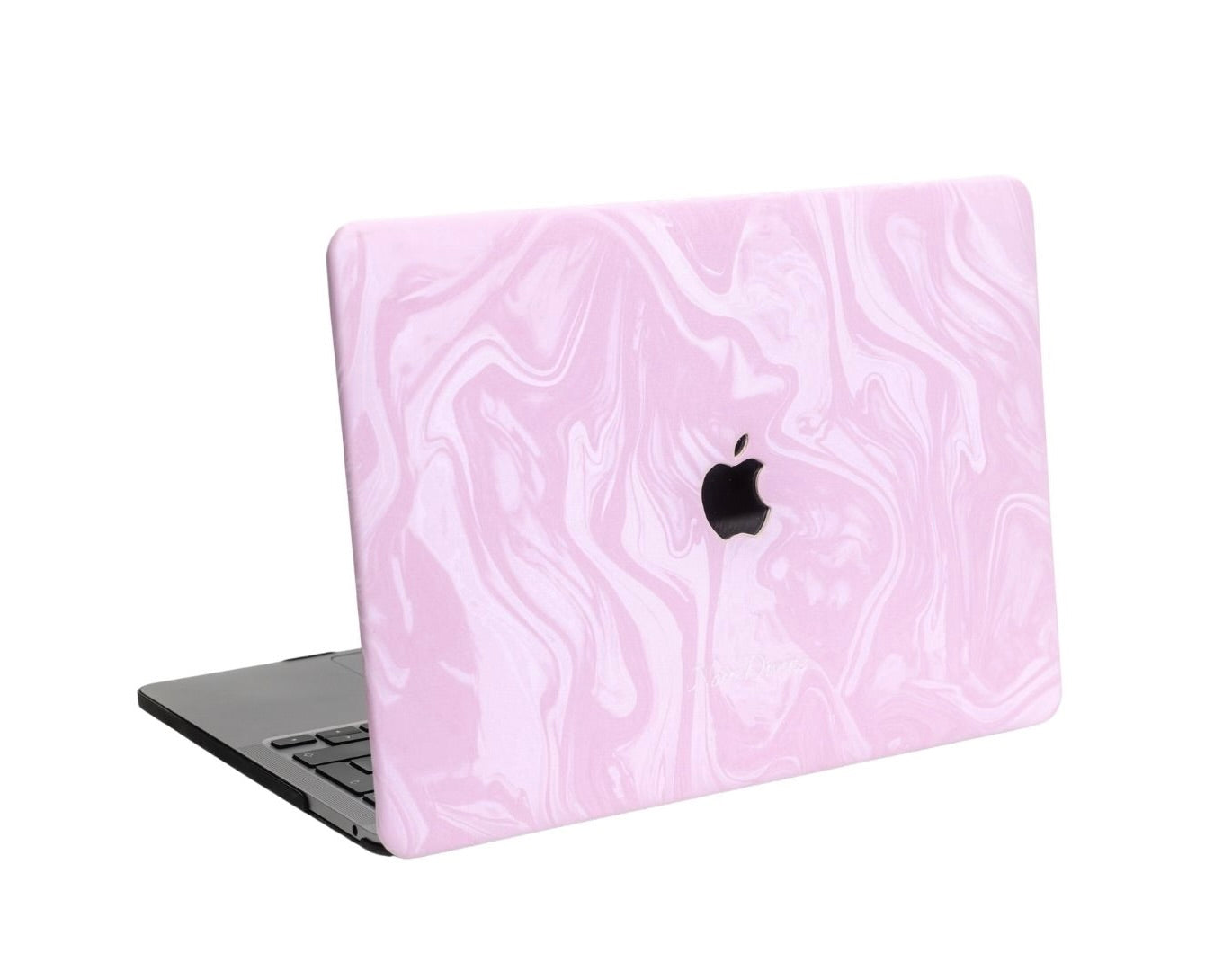 PINK SWIRL LAPTOP CASE