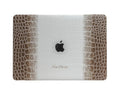 BROWN CROCO GRADIENT LAPTOP CASE
