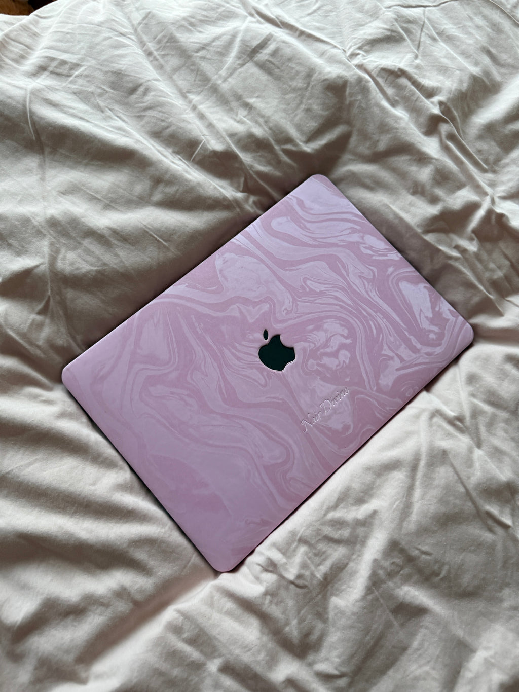 PINK SWIRL LAPTOP CASE