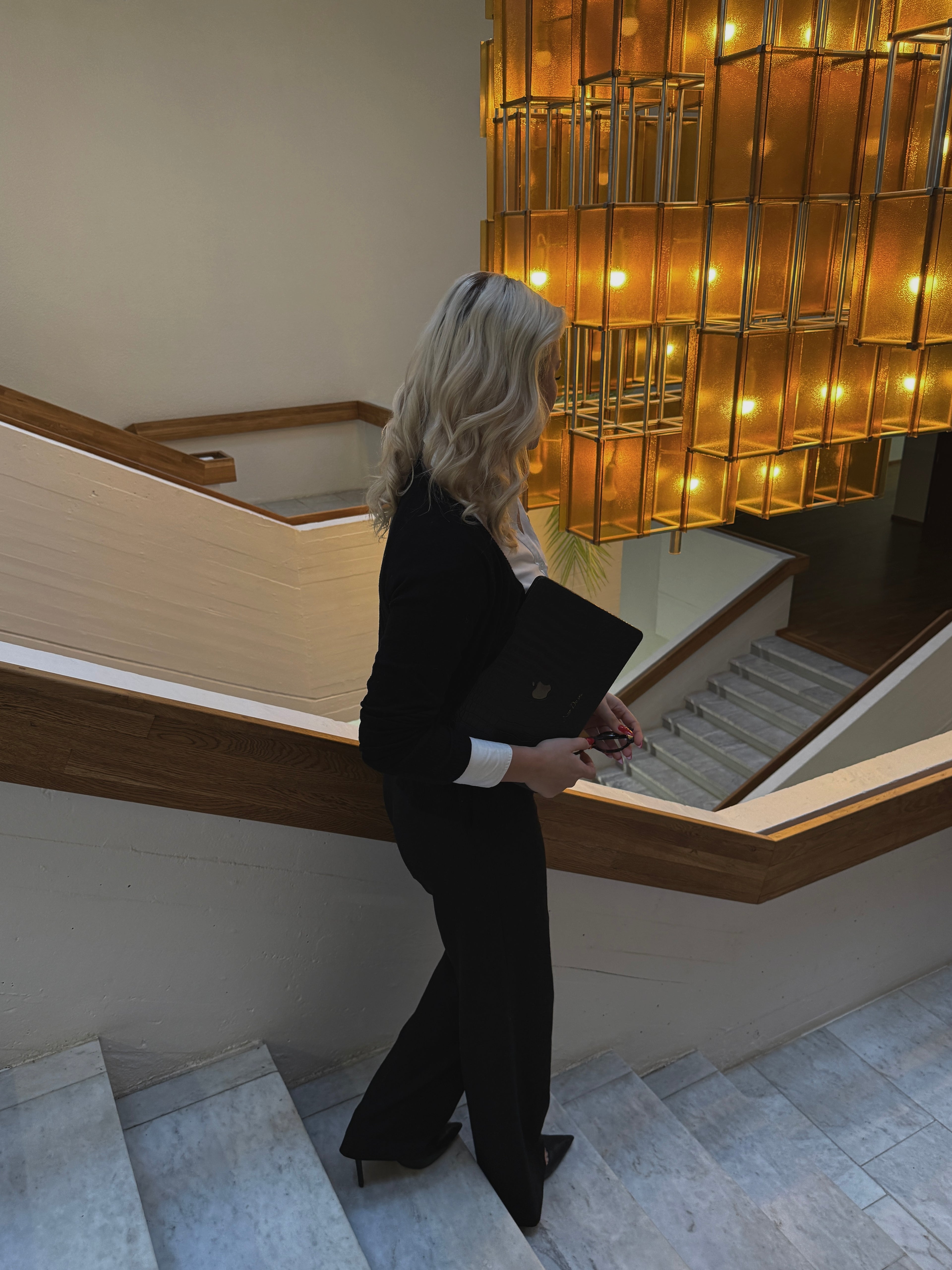 BLACK CROCO LAPTOP CASE